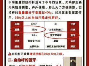 关于奇葩战斗家自拍杆搭配技巧及配件解析的探讨