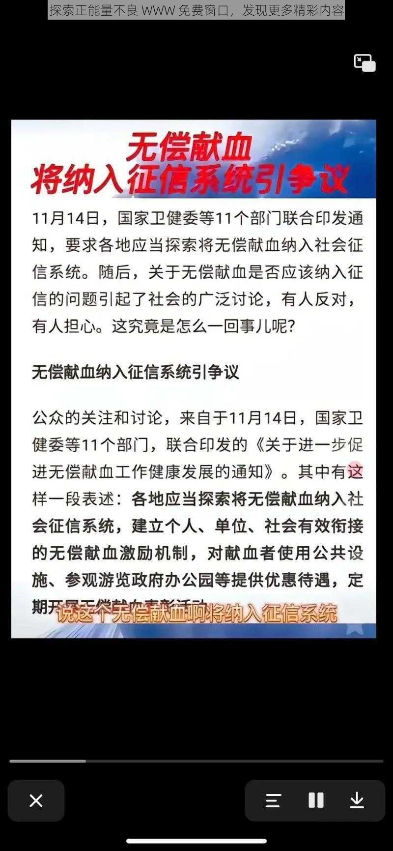 探索正能量不良 WWW 免费窗口，发现更多精彩内容