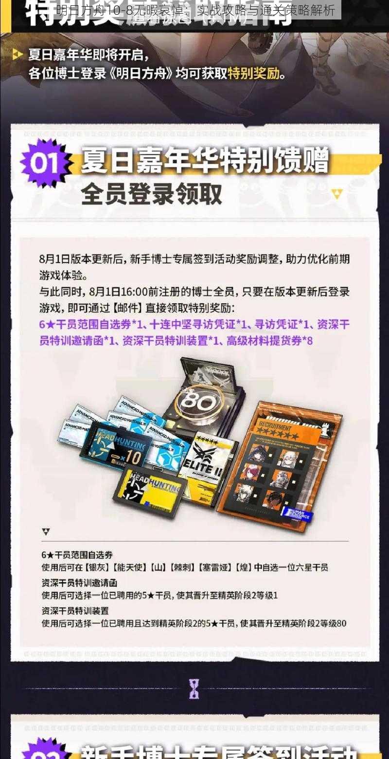 明日方舟10-8无暇哀悼：实战攻略与通关策略解析