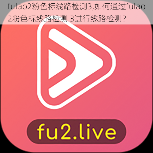 fulao2粉色标线路检测3,如何通过fulao2粉色标线路检测 3进行线路检测？