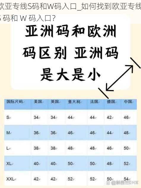 欧亚专线S码和W码入口_如何找到欧亚专线 S 码和 W 码入口？