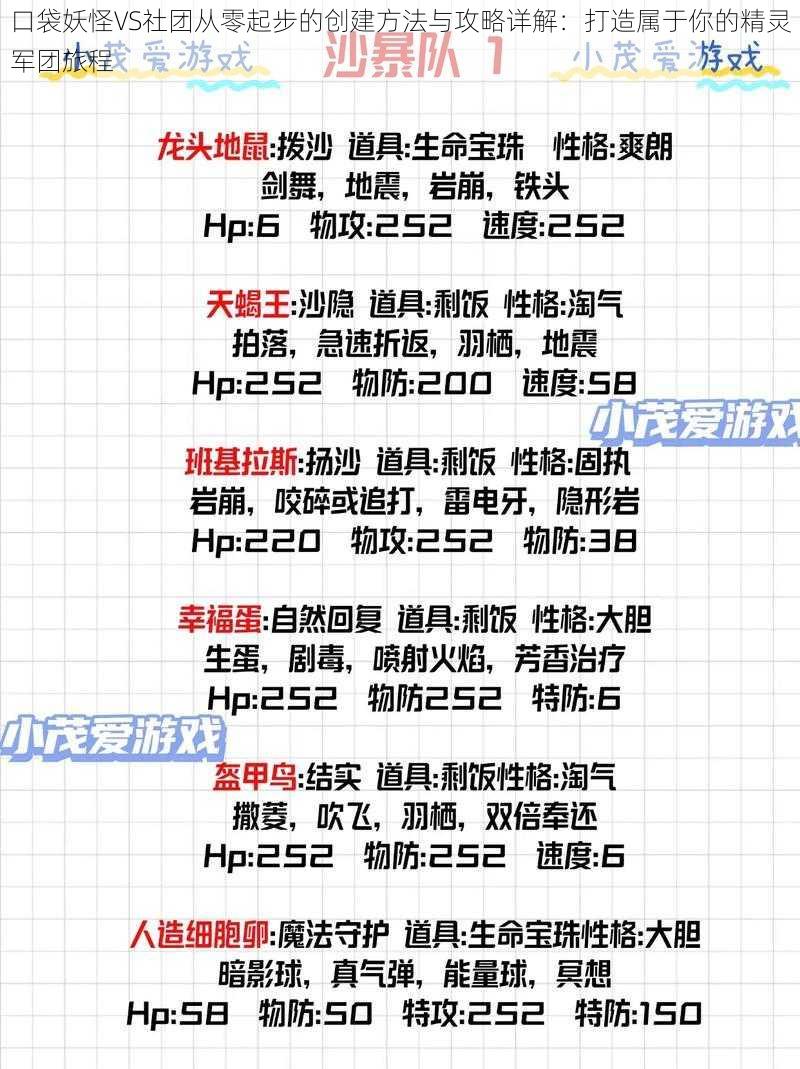 口袋妖怪VS社团从零起步的创建方法与攻略详解：打造属于你的精灵军团旅程