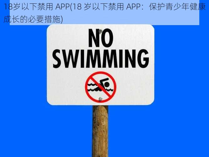 18岁以下禁用 APP(18 岁以下禁用 APP：保护青少年健康成长的必要措施)