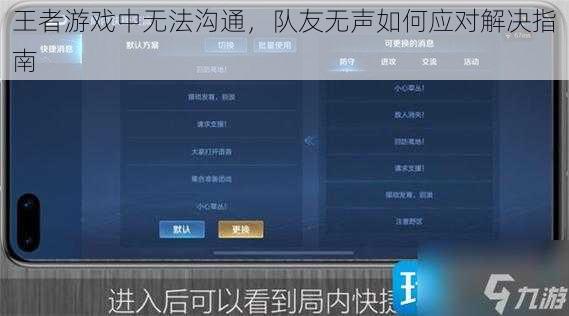 王者游戏中无法沟通，队友无声如何应对解决指南