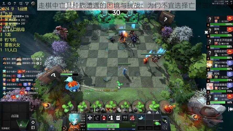 解析DOTA自走棋中亡灵种族遭遇的困境与挑战：为何不宜选择亡灵进行游戏？