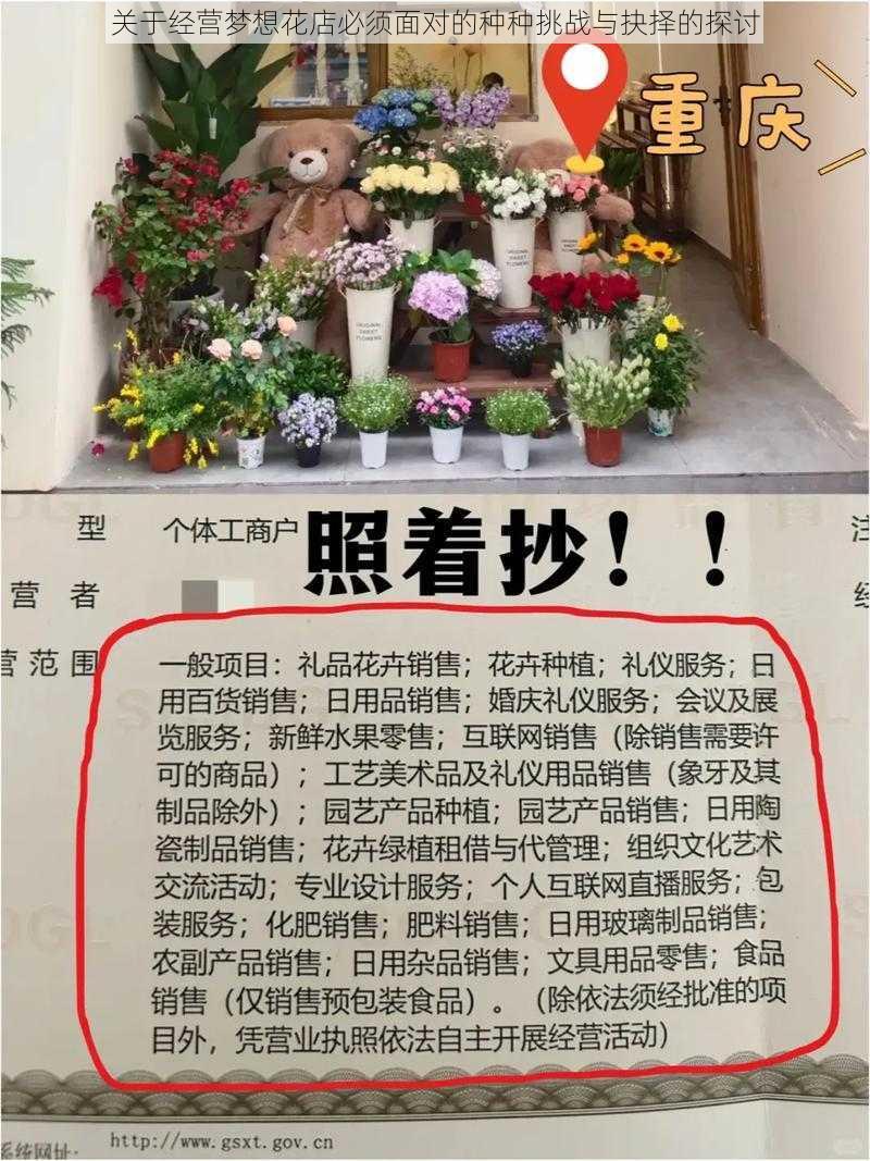 关于经营梦想花店必须面对的种种挑战与抉择的探讨