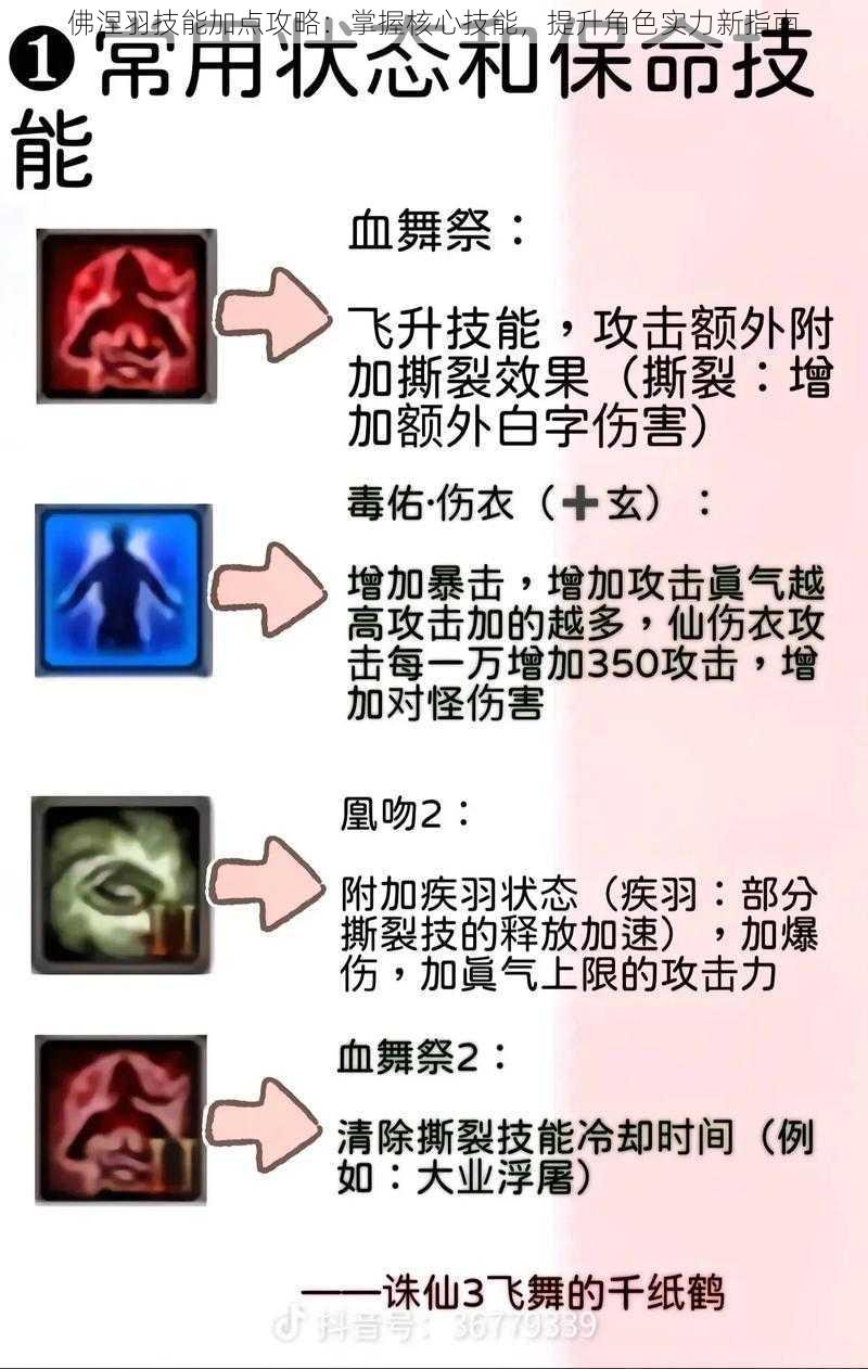 佛涅羽技能加点攻略：掌握核心技能，提升角色实力新指南